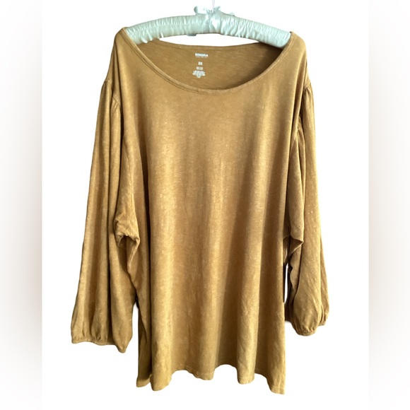 🚨Final Sale🚨!! NWT Sonoma Plus Size Cotton Top Size 2X - Picture 2 of 5